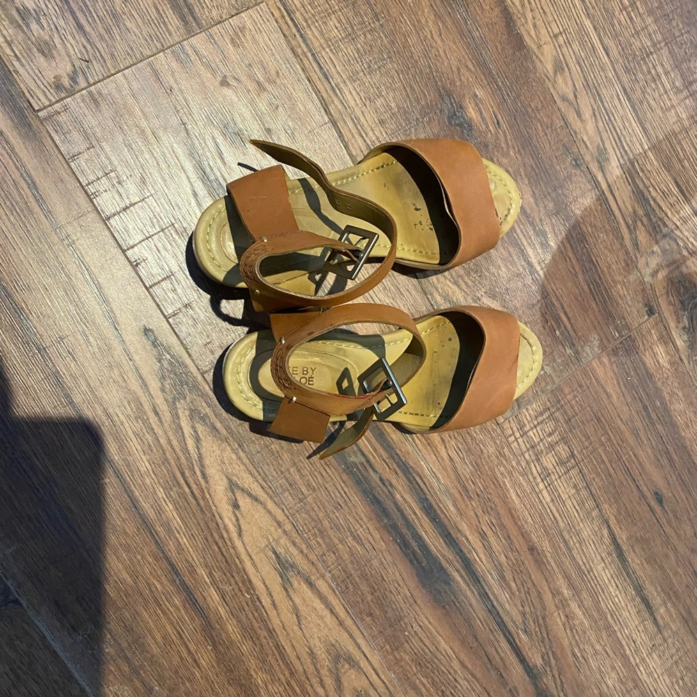 See By Chloé Tan Leather Platform Sandals
